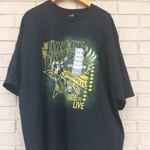 HARLEY-DAVIDSON short SLEEVE SHIRT 3XL